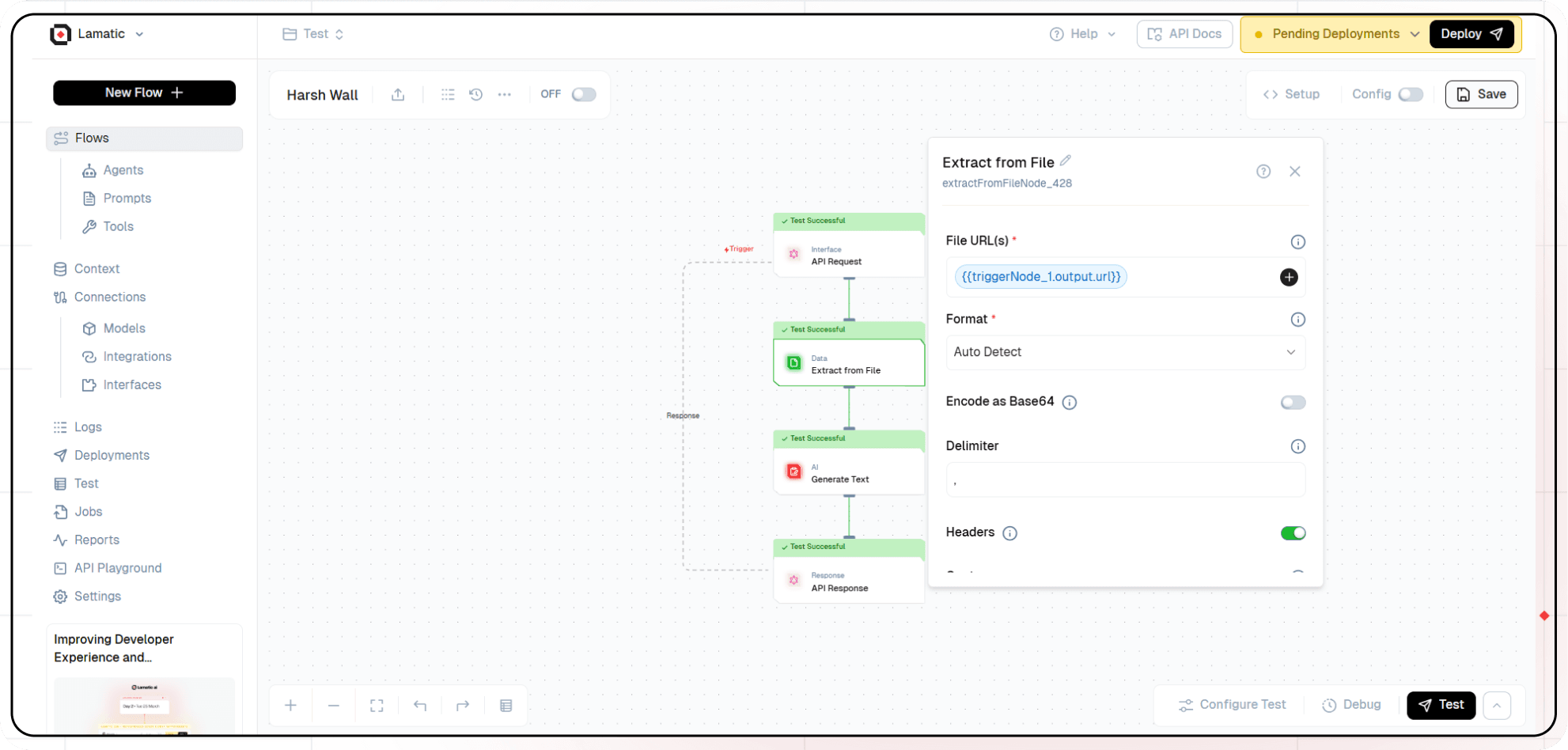 Node Text Gen Config